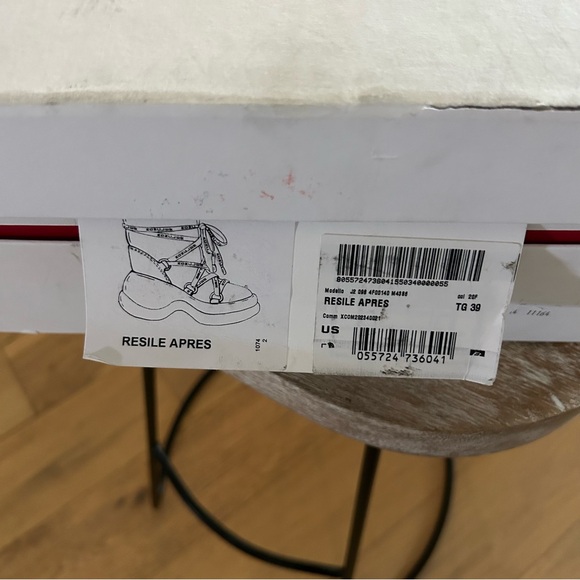 New Moncler Resile Après Leather Puffer Winter Snow Ski Ankle Boots - Picture 6 of 11